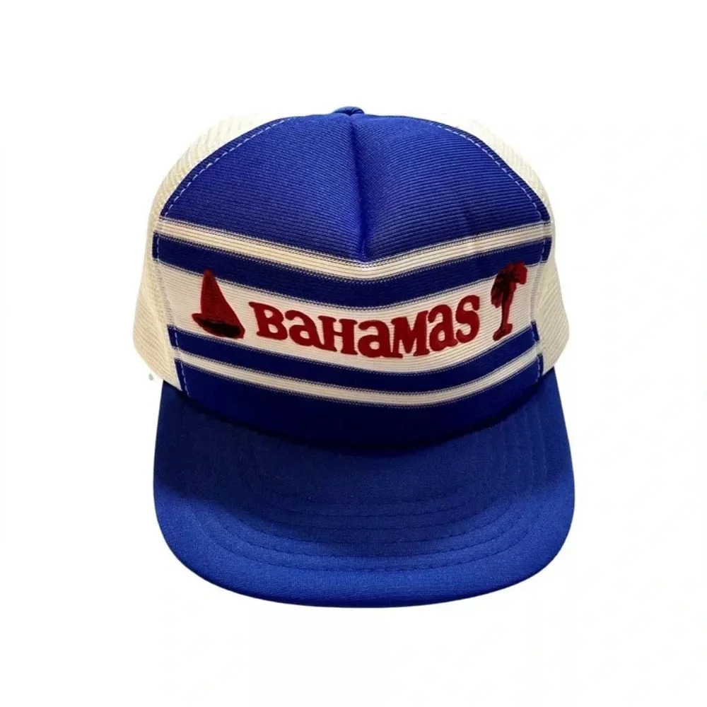 Vintage Bahamas Adjustable Trucker Hat